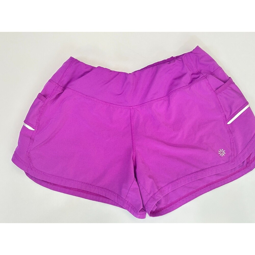 Athleta Ready Set Shorts  Running Lightweight Purple Womens Small